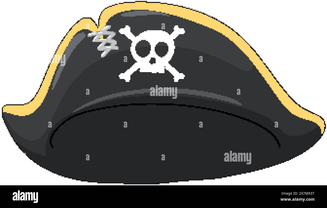 Vector illustration of a classic pirate hat Stock Vector Image & Art ...