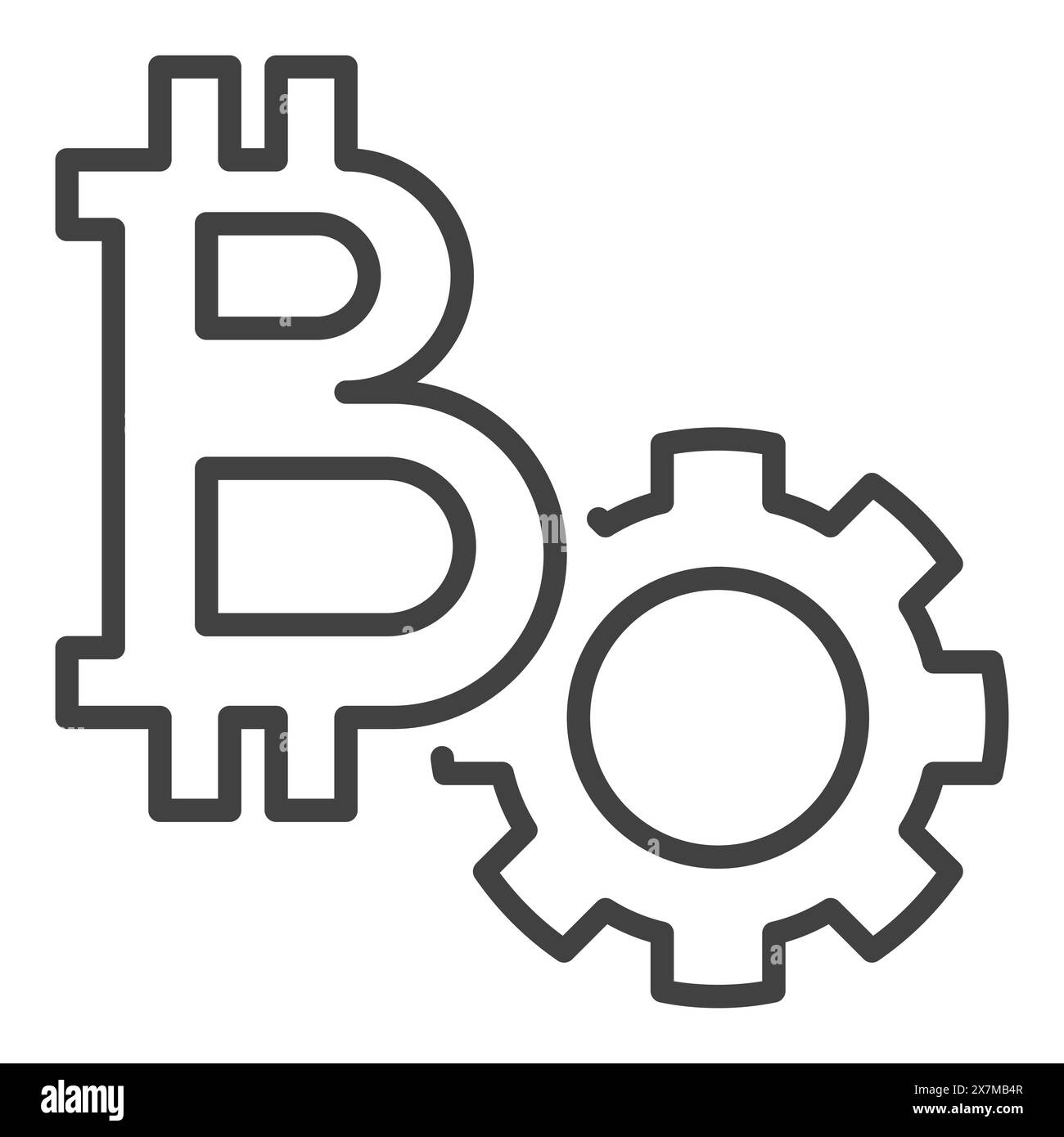 Bitcoin gear Black and White Stock Photos & Images - Alamy