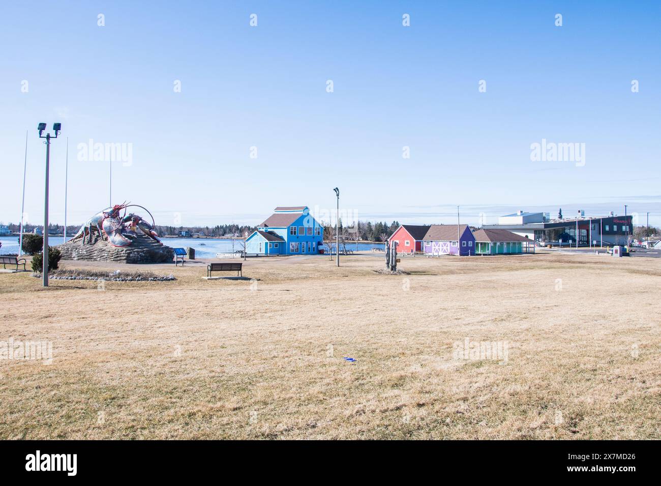 Park in Shediac, New Brunswick, Canada Stock Photo