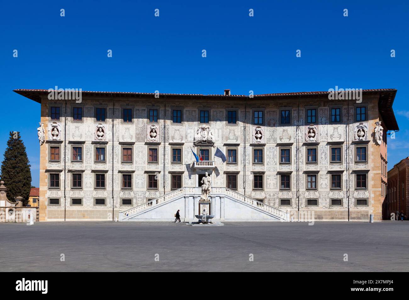 Pisa, Italy - March 31 2019: The Scuola Normale Superiore (commonly known in Italy as "la Normale") is a university institution of higher education fo Stock Photo