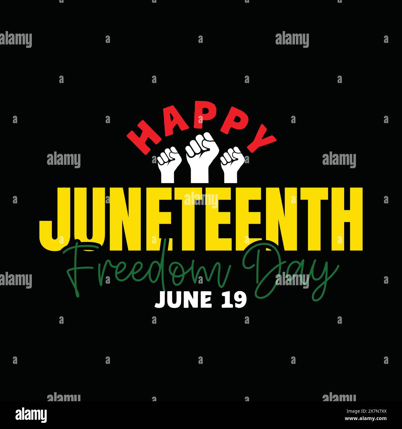 happy-juneteenth-typography-template-design-with-fist-hands-for-freedom