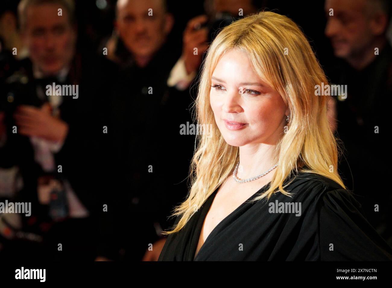 Cannes, France. 20th May, 2024. Virginie Efira attends the ''The Shrouds'' (Les Linceuls) Red Carpet at the 77th annual Cannes Film Festival at Palais des Festivals on May 20, 2024 in Cannes, France. (Photo by Daniele Cifala/NurPhoto) Credit: NurPhoto SRL/Alamy Live News Stock Photo