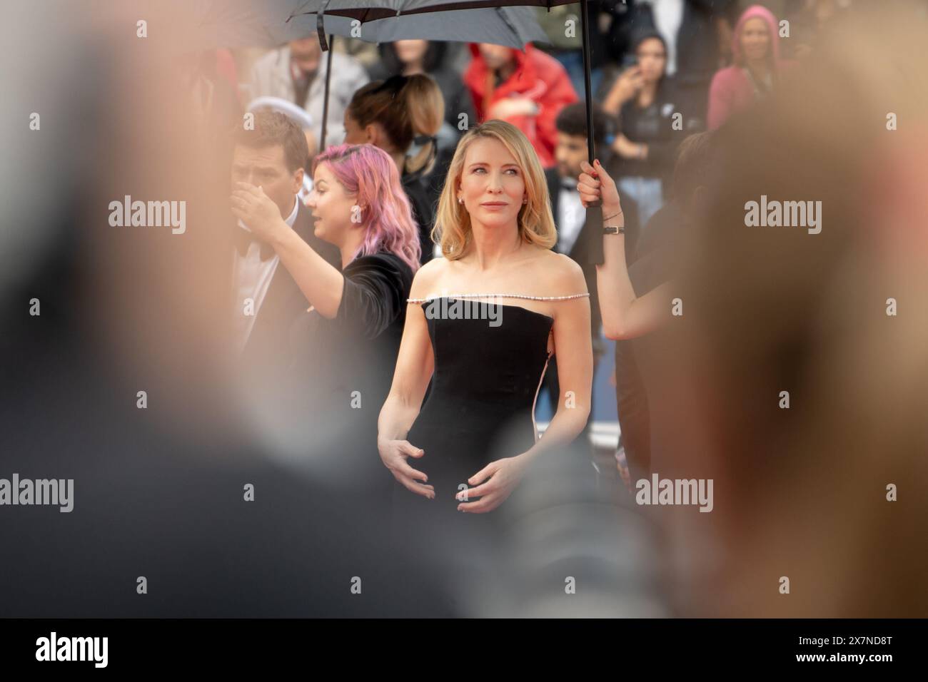 Cannes, France. 20th May, 2024. Cate Blanchett is attending the ''The Apprentice'' Red Carpet at the 77th annual Cannes Film Festival at Palais des Festivals in Cannes, France, on May 20, 2024. (Photo by Luca Carlino/NurPhoto) Credit: NurPhoto SRL/Alamy Live News Stock Photo
