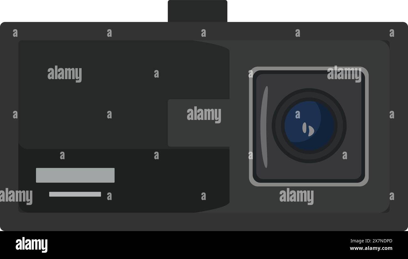 Vintage camera isolated on white background Stock Vector Image & Art ...