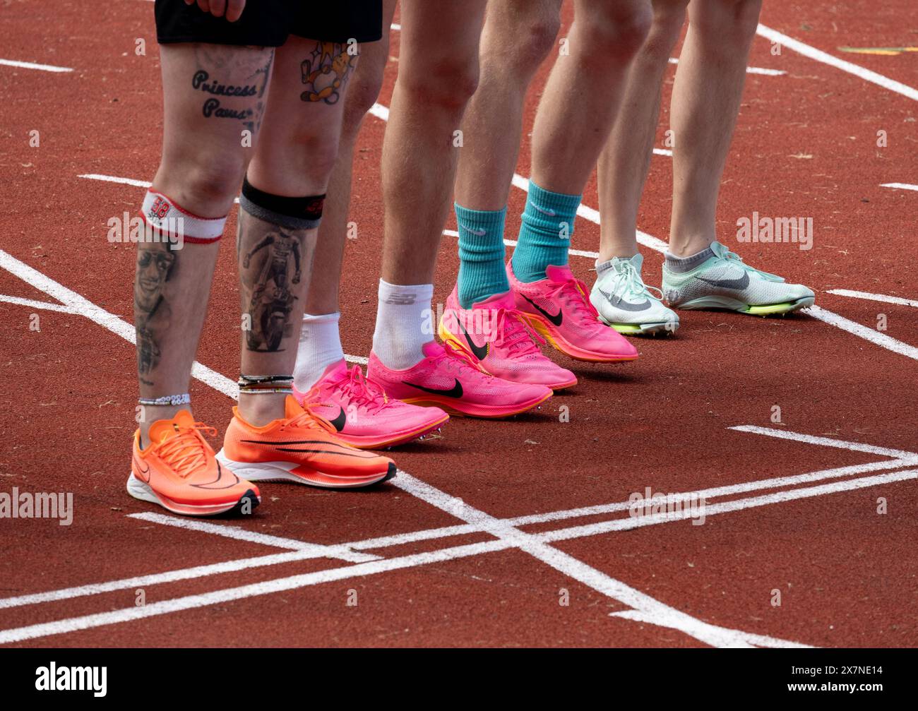 athletes wearing nike