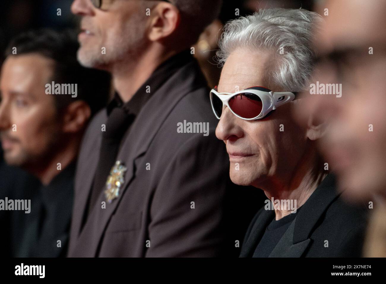 Cannes, France. 20th May, 2024. David Cronenberg is attending the ''The Shrouds'' (Les Linceuls) Red Carpet at the 77th annual Cannes Film Festival at Palais des Festivals in Cannes, France, on May 20, 2024. (Photo by Luca Carlino/NurPhoto) Credit: NurPhoto SRL/Alamy Live News Stock Photo