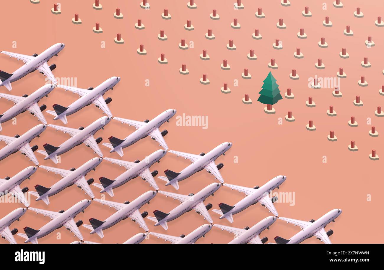 Airplane 3d hi-res stock photography and images - Alamy