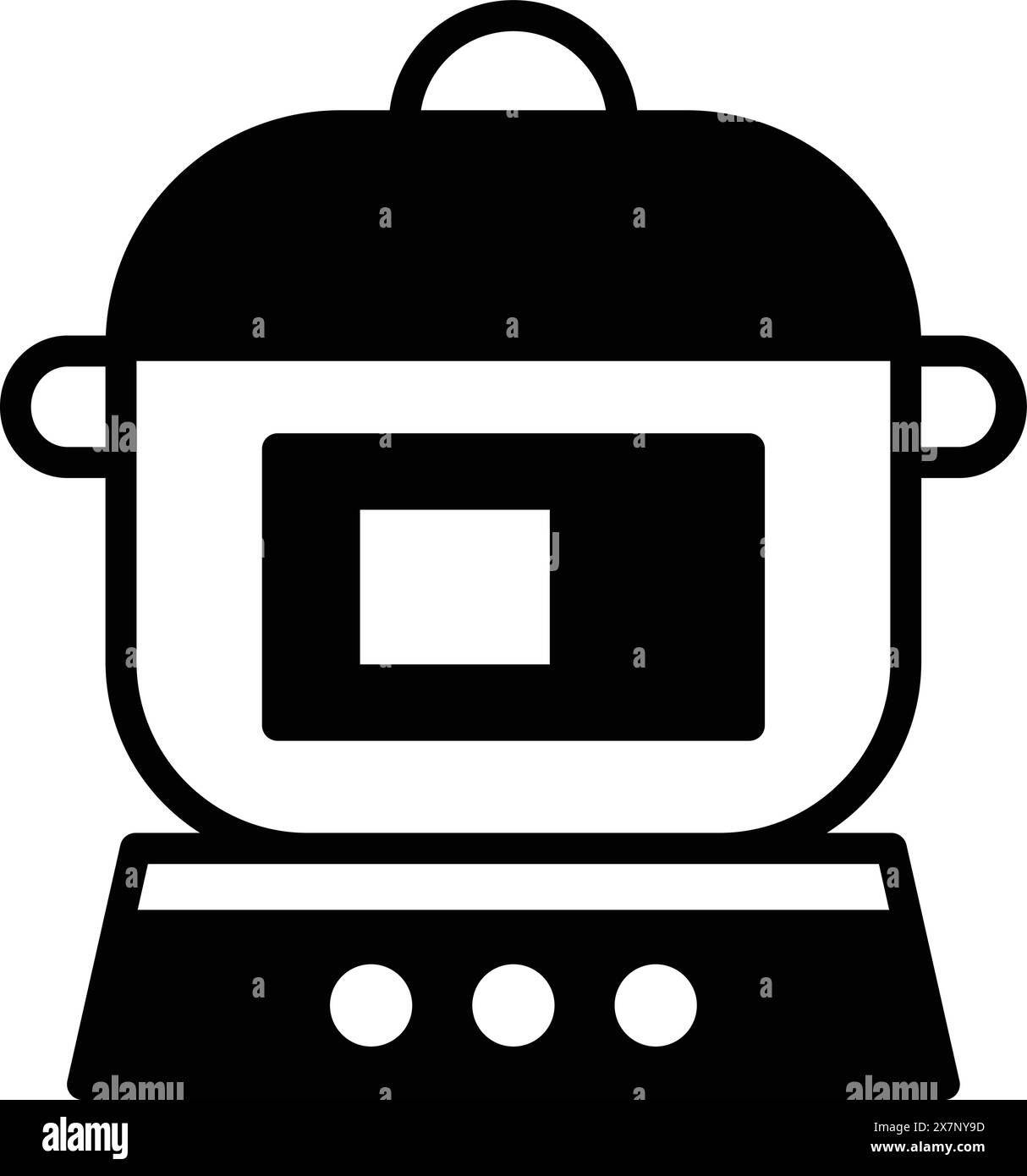 Cooking rice in kitchen Stock Vector Images - Alamy