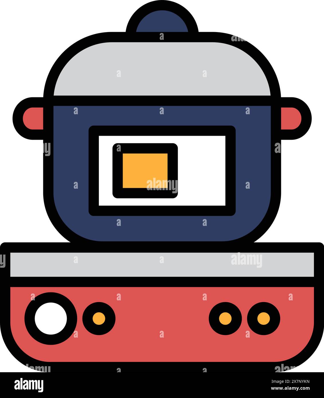 Electric rice cooker Stock Vector Images - Alamy