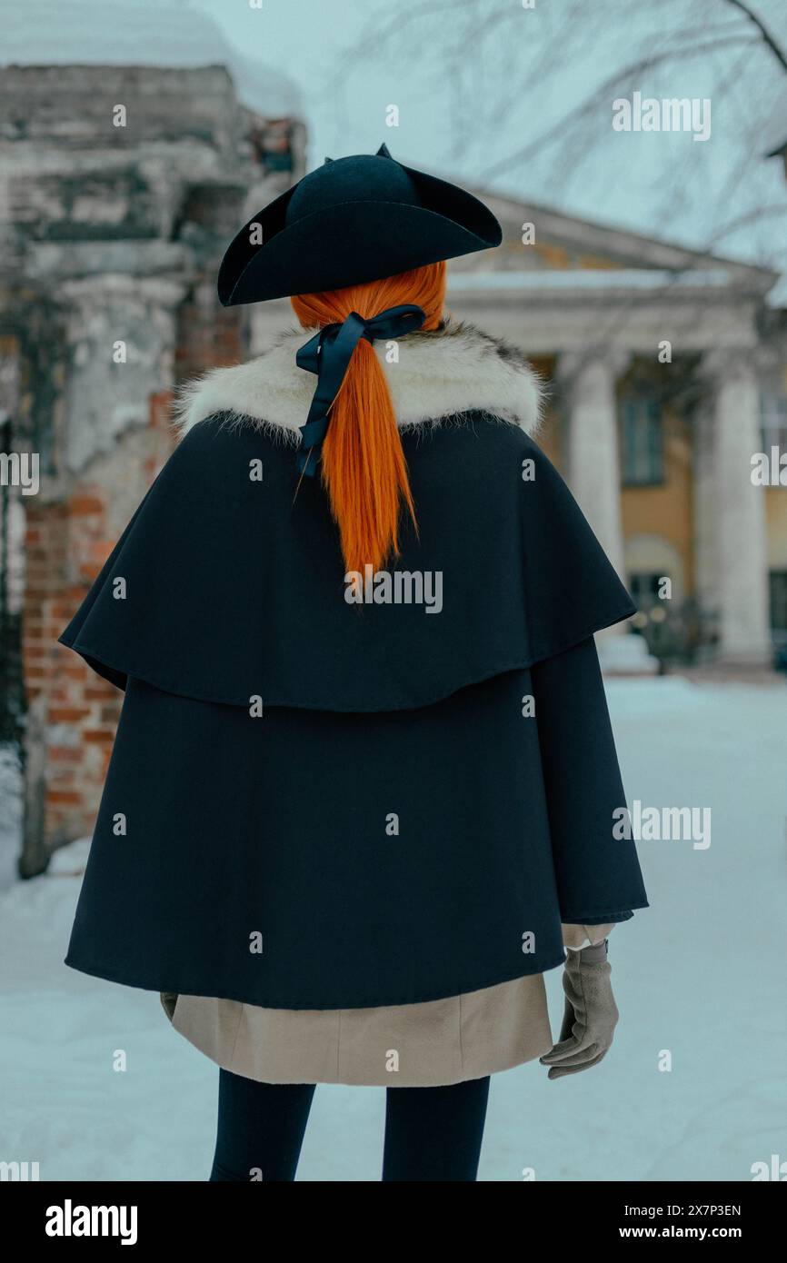 Mysterious woman wearing hood hi-res stock photography and images - Alamy