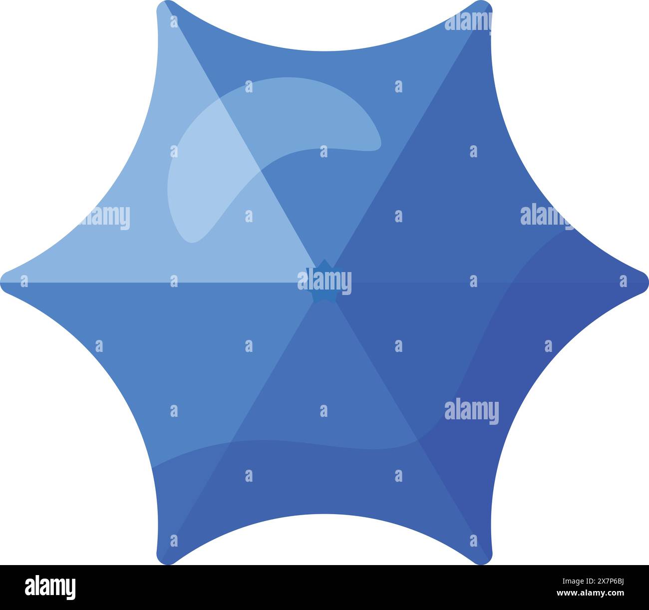 Blue abstract geometric shape illustration Stock Vector Image & Art - Alamy