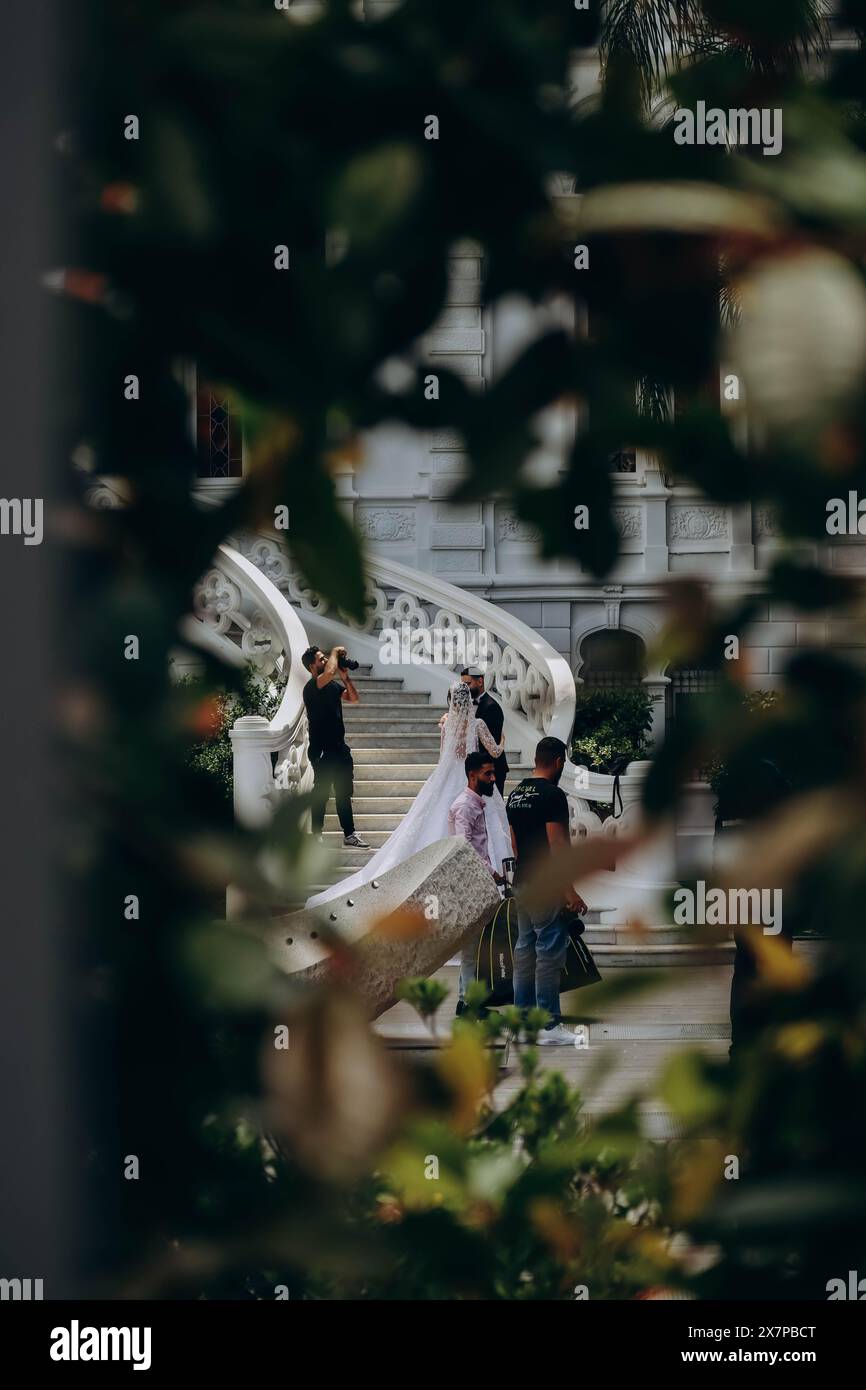 Newlywed in the palace hi-res stock photography and images - Alamy