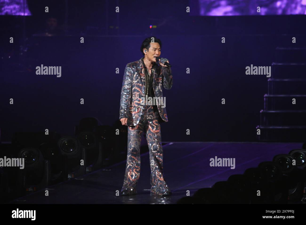 Hong Kong and Taiwan-based singer and actor Alex To holds a concert in ...