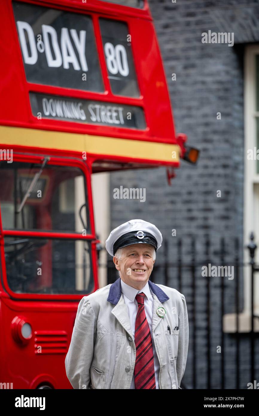 London, UK. 21st May, 2024. D Day commemorations in Downing Street London UK Credit: Ian Davidson/Alamy Live News Stock Photo