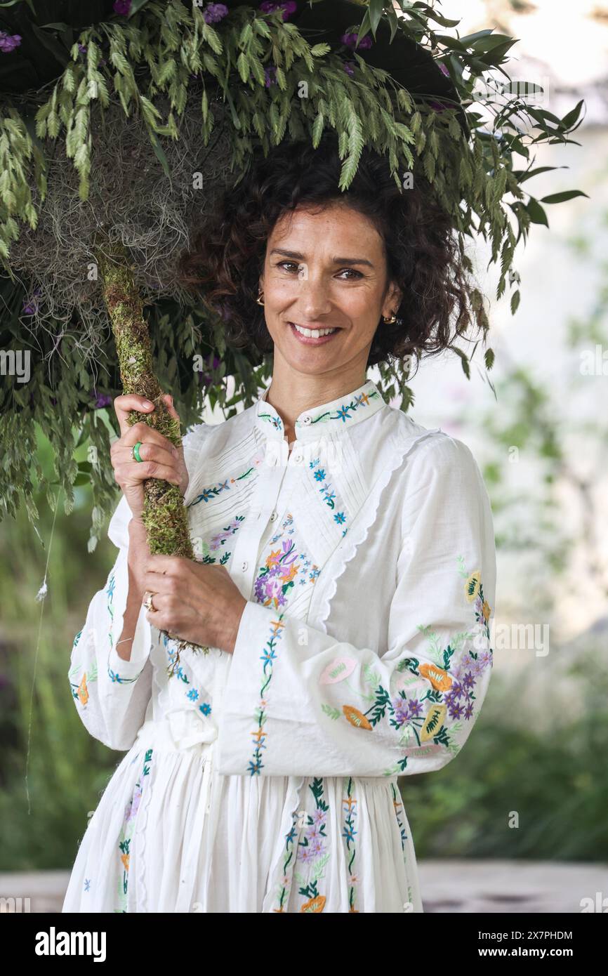 London, UK. 20th May, 2024. Indira Varma seen attending the RHS Chelsea