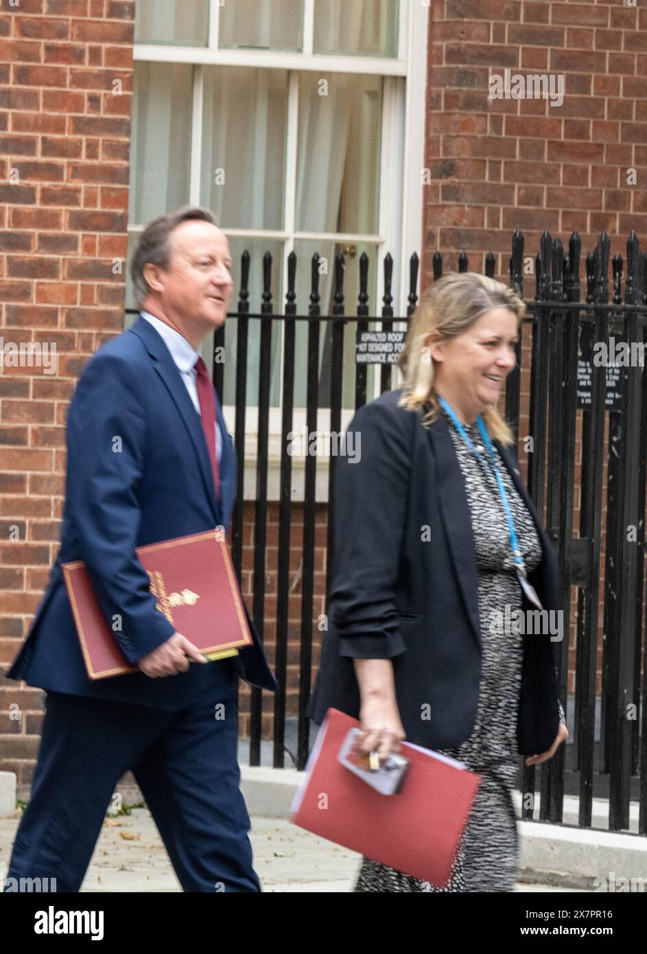 London, UK. 21st May, 2024. David Cameron, Foreign Secretary, in Downing Street London UK Credit: Ian Davidson/Alamy Live News Stock Photo