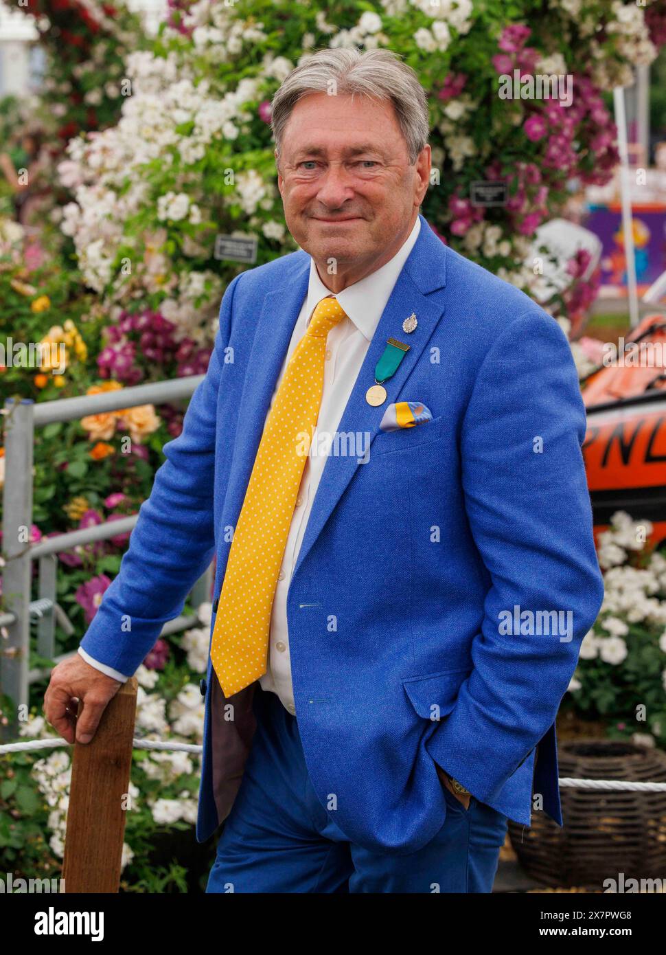 Alan Titchmarsh, English gardener and broadcaster and Journalist, at the RHS Chelsea Flower Show Stock Photo