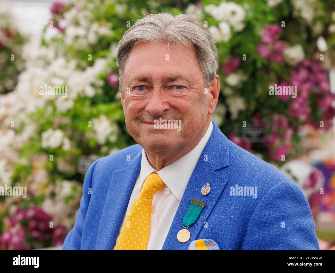 Alan Titchmarsh, English gardener and broadcaster and Journalist, at the RHS Chelsea Flower Show Stock Photo