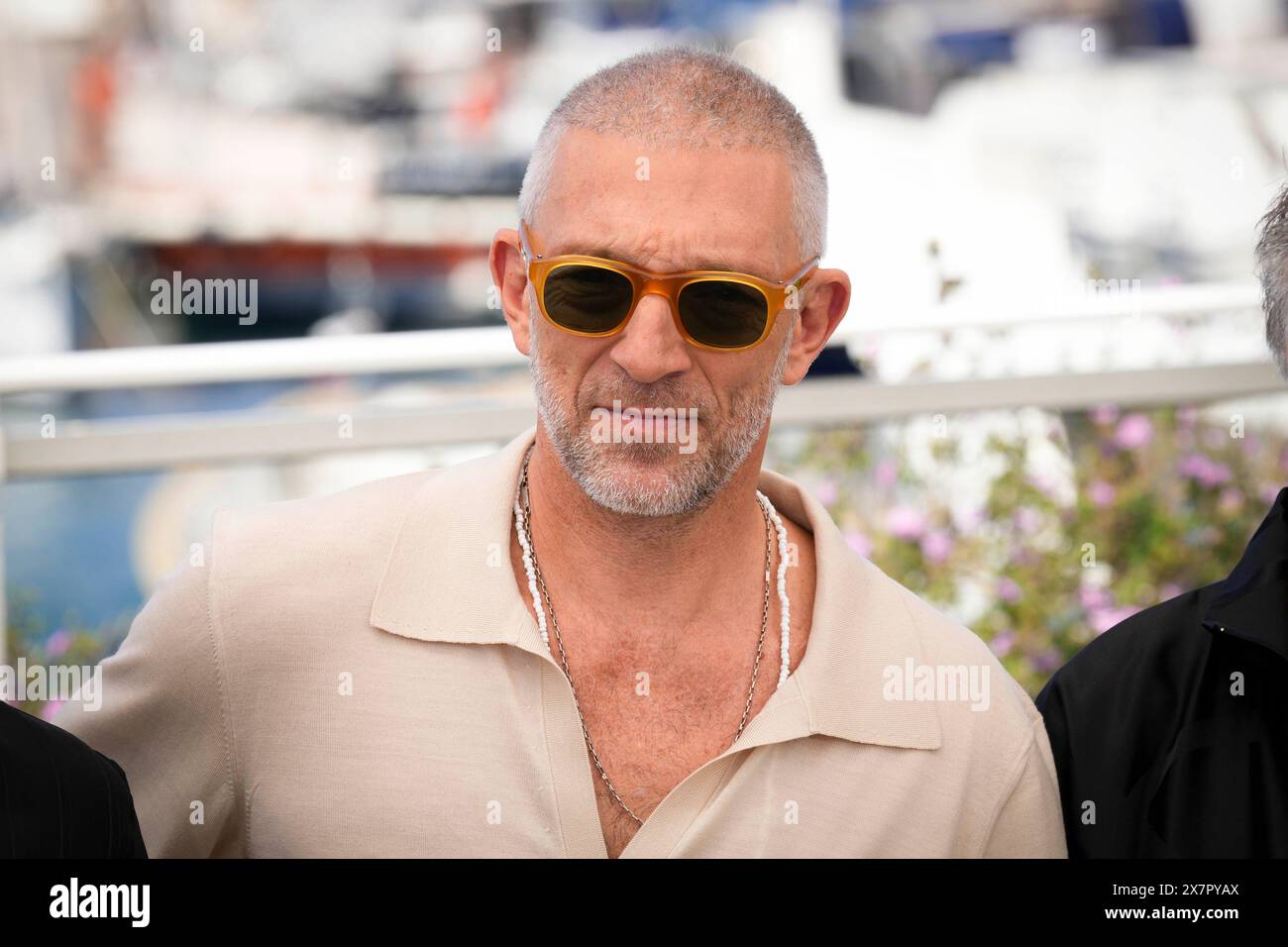 Cannes, France. 21st May, 2024. Vincent Cassel attends the ''The Shrouds'' (Les Linceuls) Photocall at the 77th annual Cannes Film Festival at Palais des Festivals on May 21, 2024 in Cannes, France. (Photo by Daniele Cifala/NurPhoto) Credit: NurPhoto SRL/Alamy Live News Stock Photo