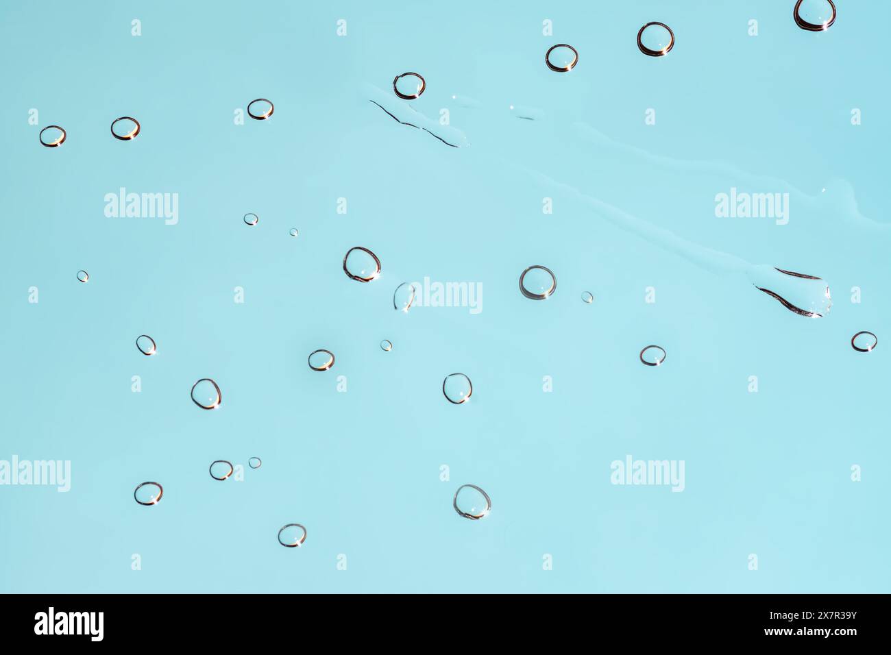 High-quality image featuring dollops and smears of translucent cosmetic ...