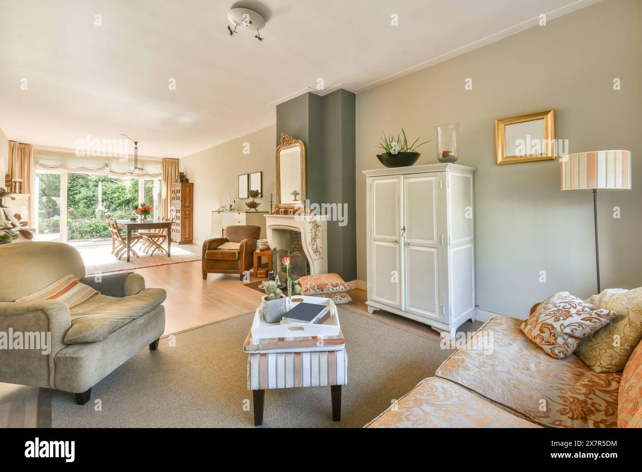 Curated visual reference: Visual Reference: This Well Appointed Living Room At Meester Rendorplaan 8 Features