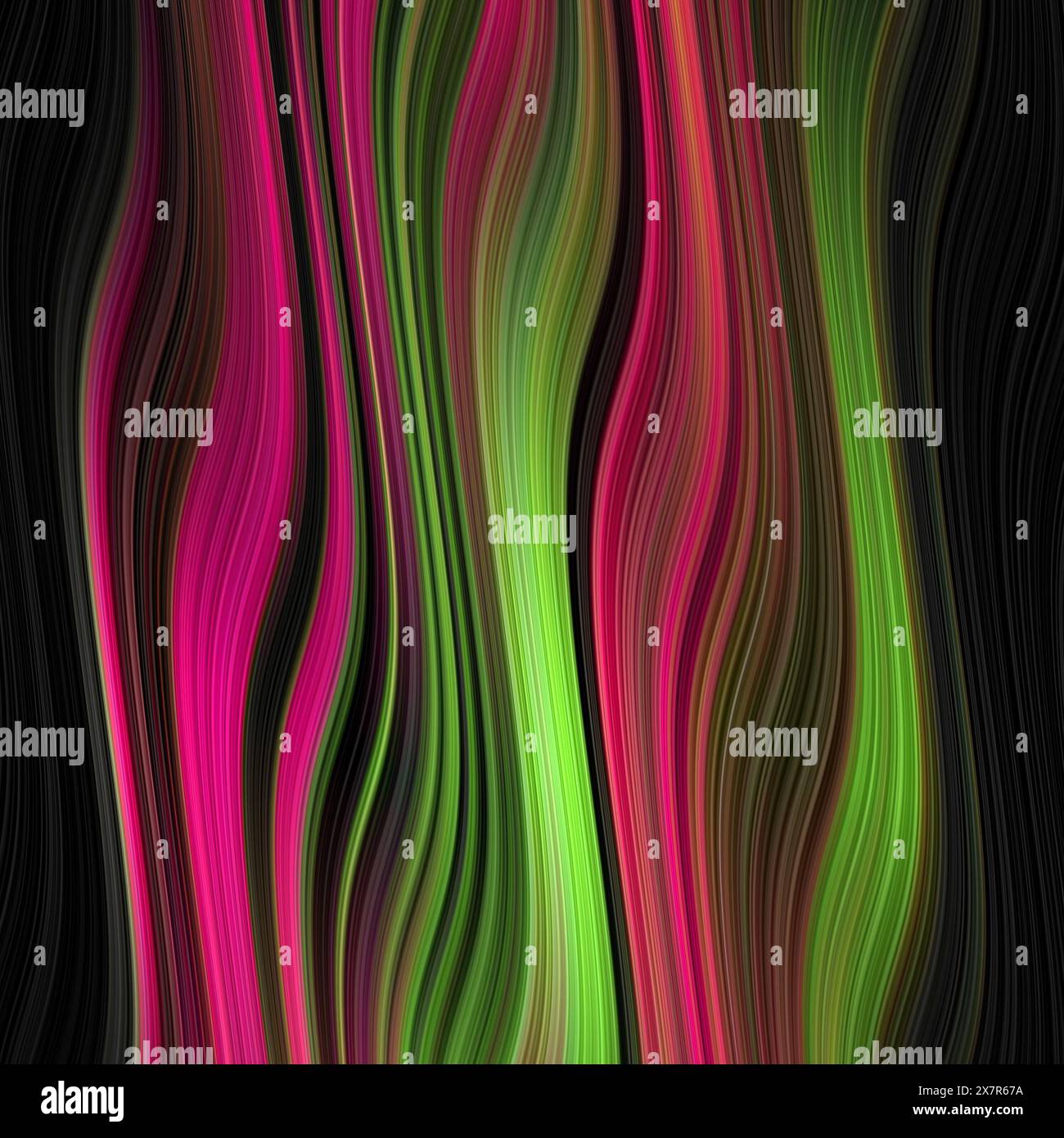 An abstract concept background featuring flowing wavy lines in vibrant ...