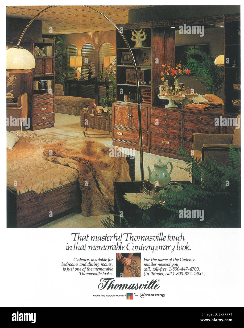 1979 Thomasville furniture ad Stock Photo Alamy
