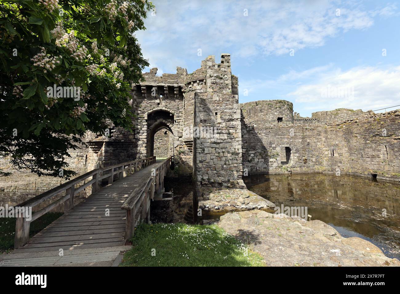 Beaumaris Castle, Beaumaris, Anglesey, Wales, United Kingdom Stock ...