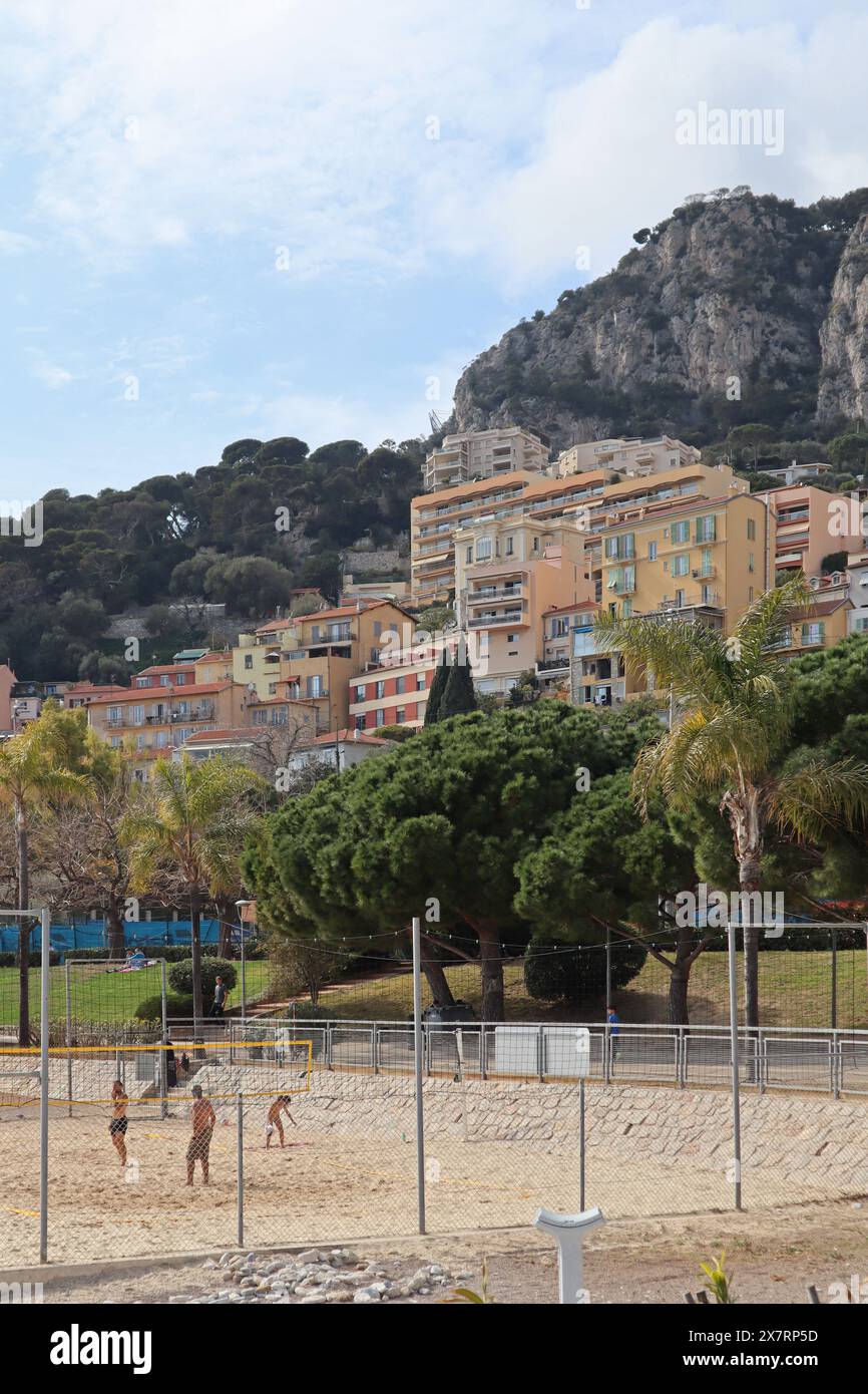 Cap D'Ail, France - 19.03.2023: View of Cap d'Ail on the French Riviera ...