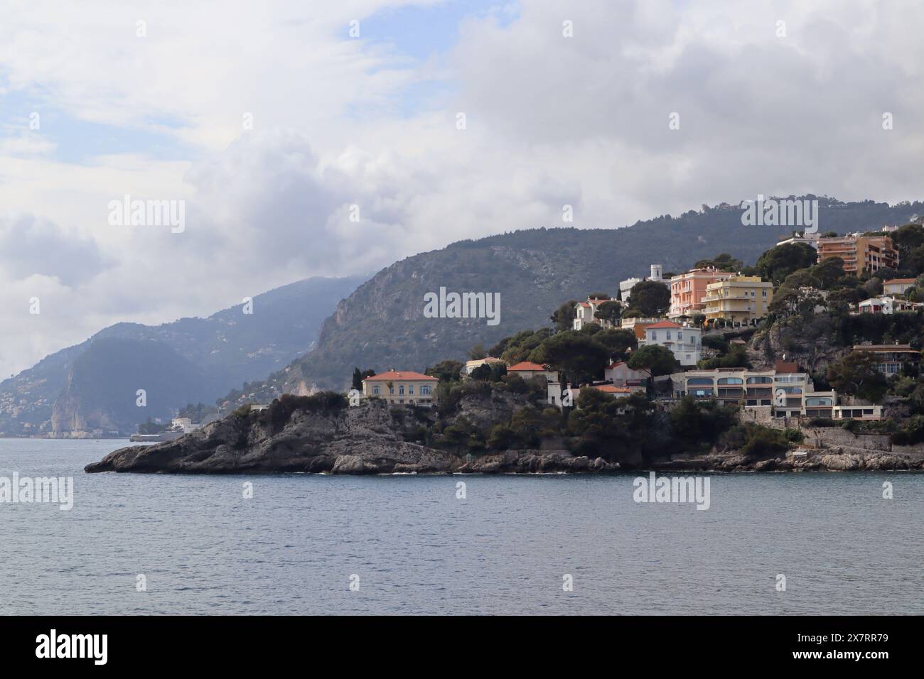 Cap D'Ail, France - 19.03.2023: View of Cap d'Ail on the French Riviera ...