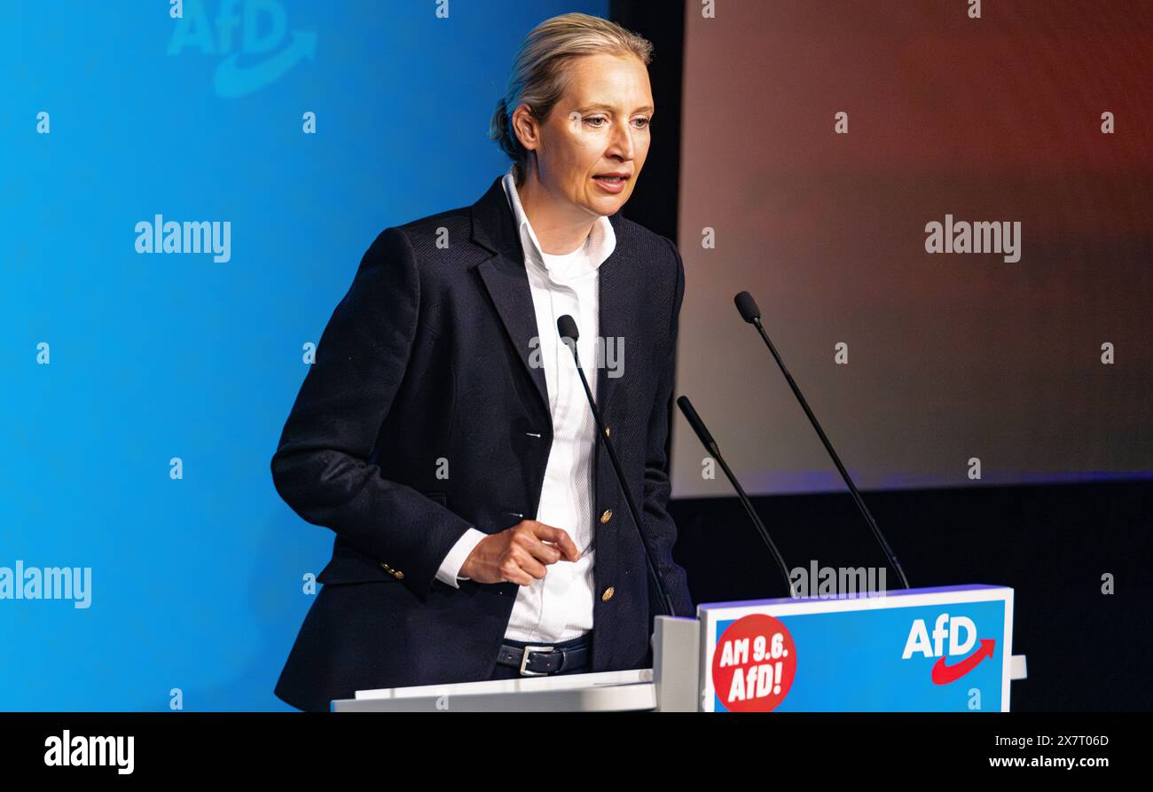 Donaueschingen, Germany, 27th Apr 2024: The co-chair of the AfD