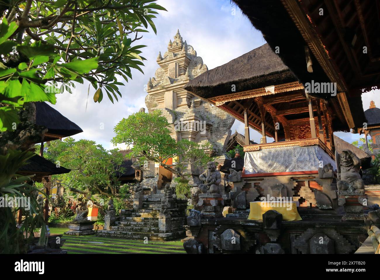 Pura Desa Batuan temple in Ubud, Bali in Indonesia Stock Photo