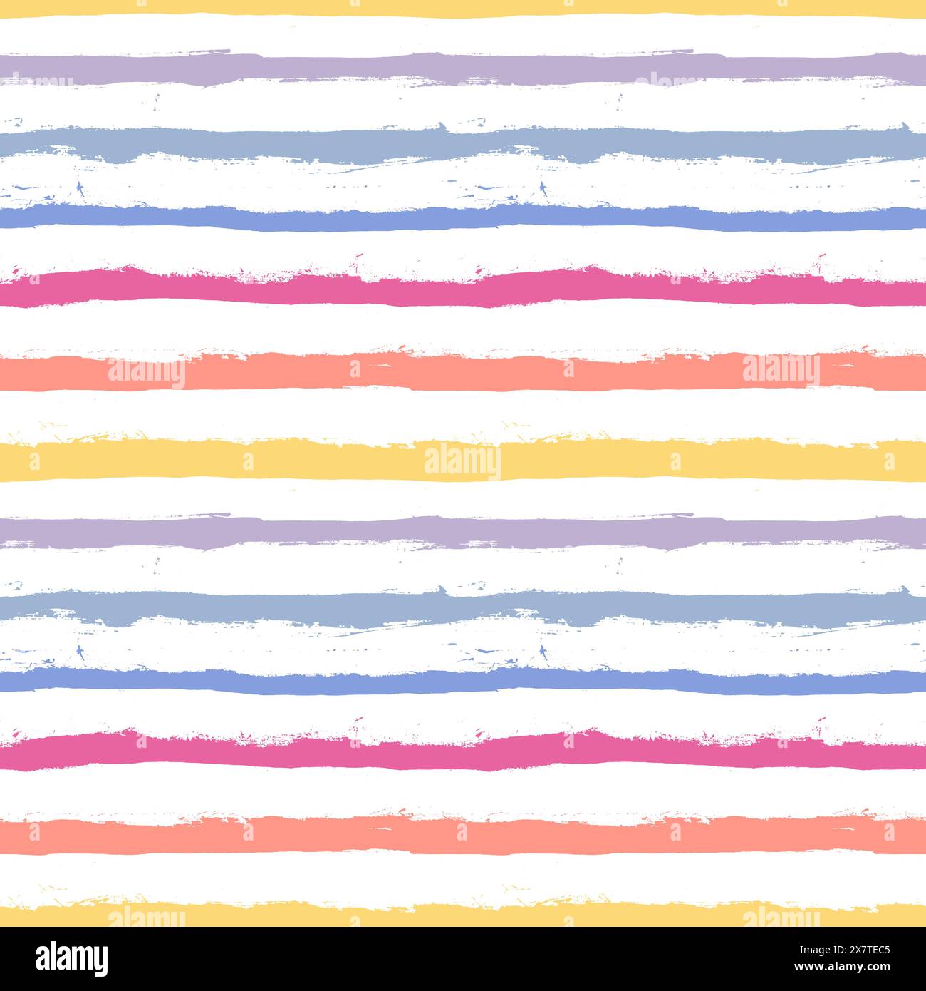 Vector stripe pattern. Colorful seamless background from brush strokes ...