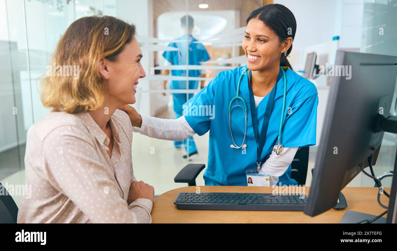 Patient Relieved Picture Relieved female professional hi-res stock photography and images - Alamy