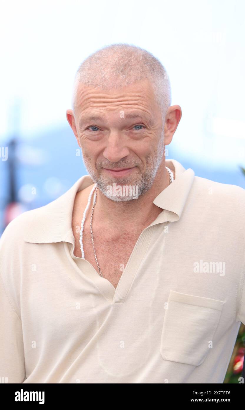 Vincent Cassel attends the "The Shrouds" (Les Linceuls) Photocall at