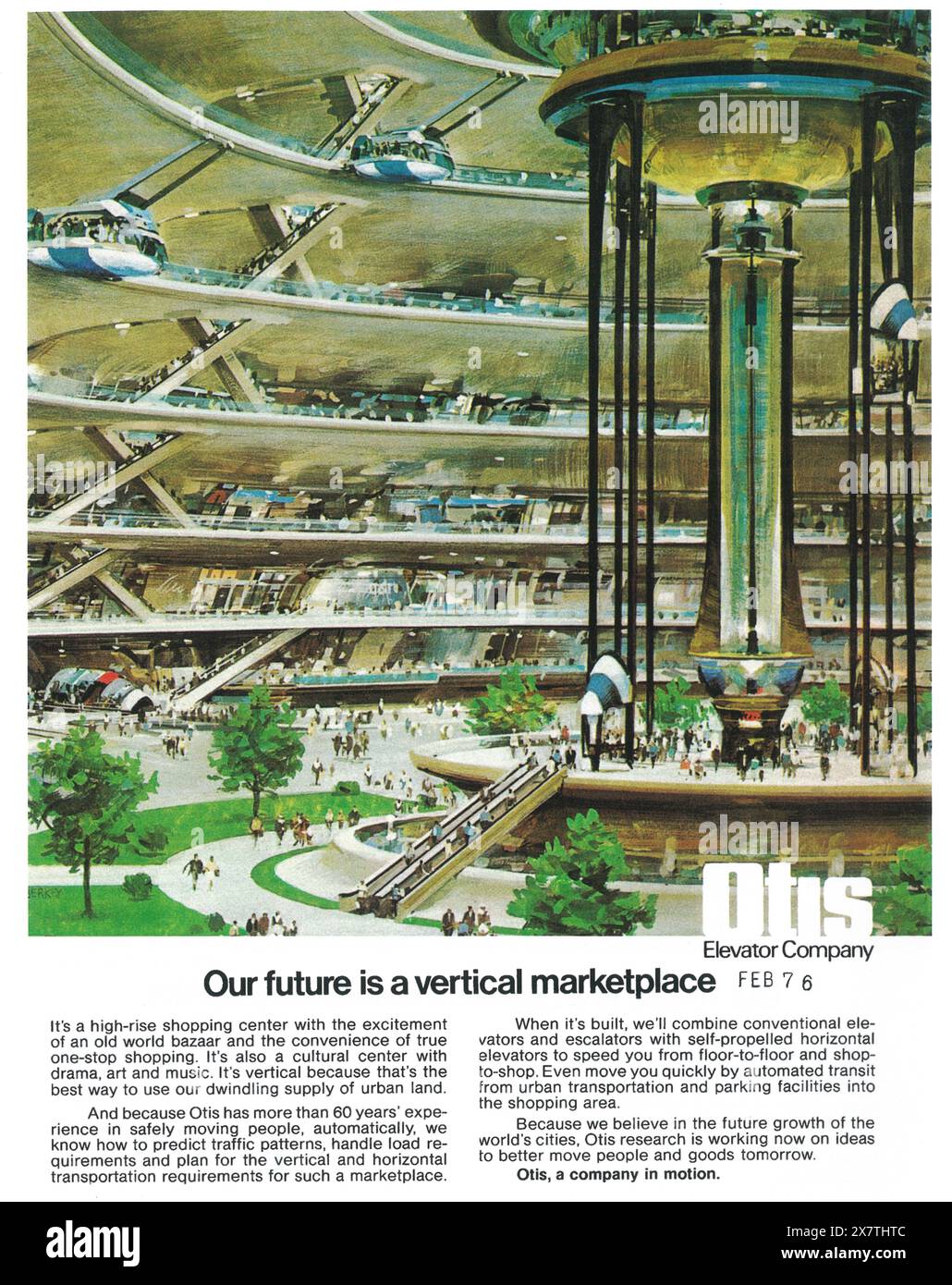 1976 Otis Elevator ad - 