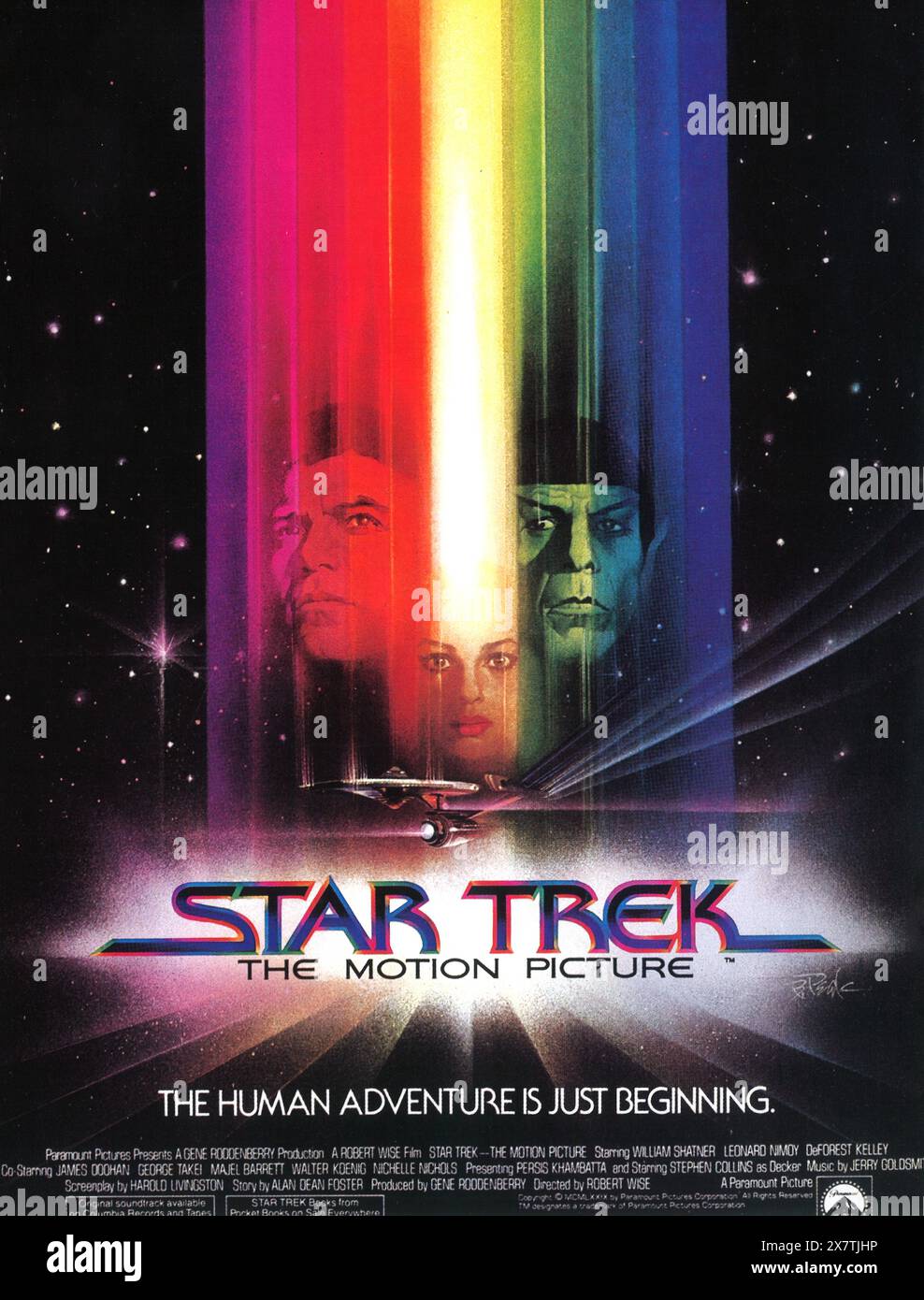 1979 Star Trek The Motion Picture movie original poster - art by Bob
