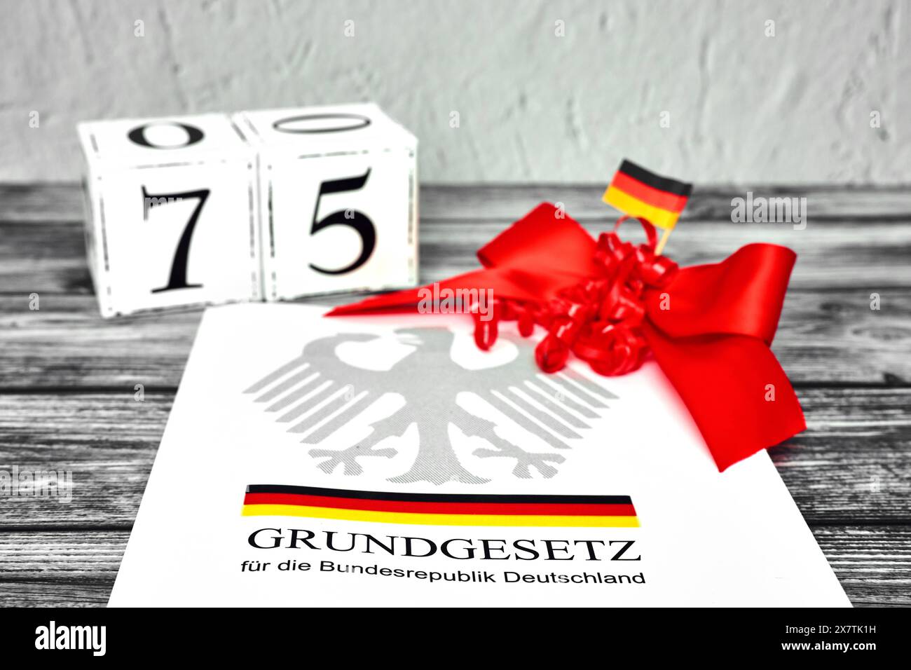  2024 wird das grundgesetz 75 jahre alt hi-res stock photography and 