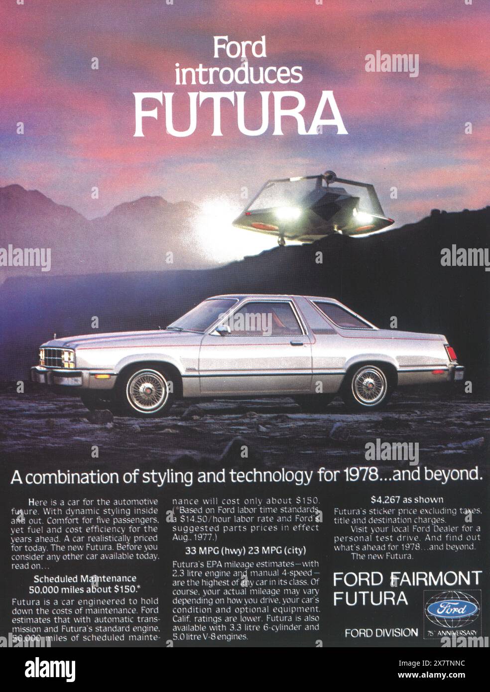 1978 Ford Fairmont Futura ad Stock Photo Alamy