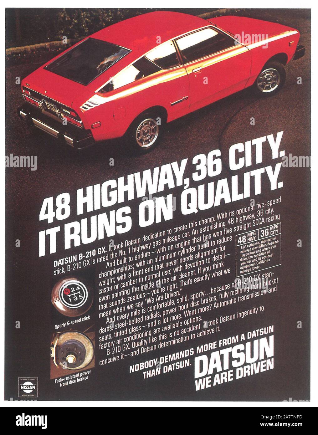 Datsun 210 hi-res stock photography and images - Alamy, image size:1016x1390