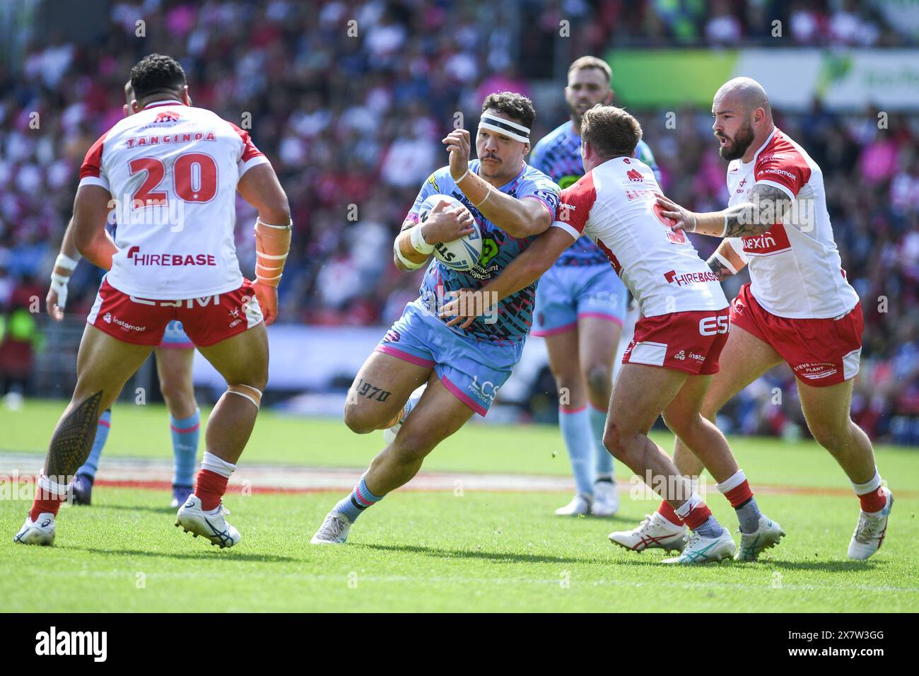 Doncaster, England 18th May 2024 Tyler Dupree of Wigan Warriors in