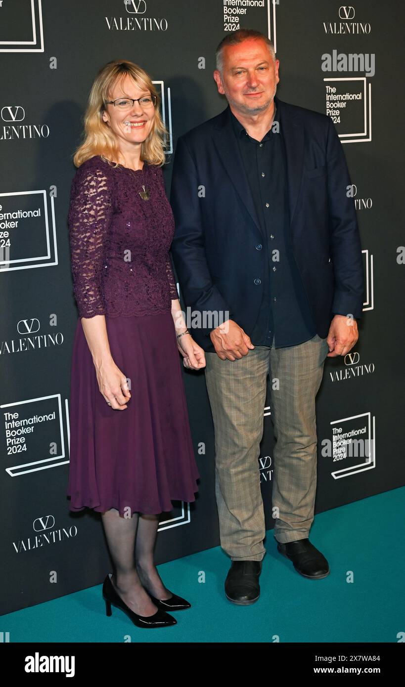 The booker prize 2024 winner announcement hires stock photography and