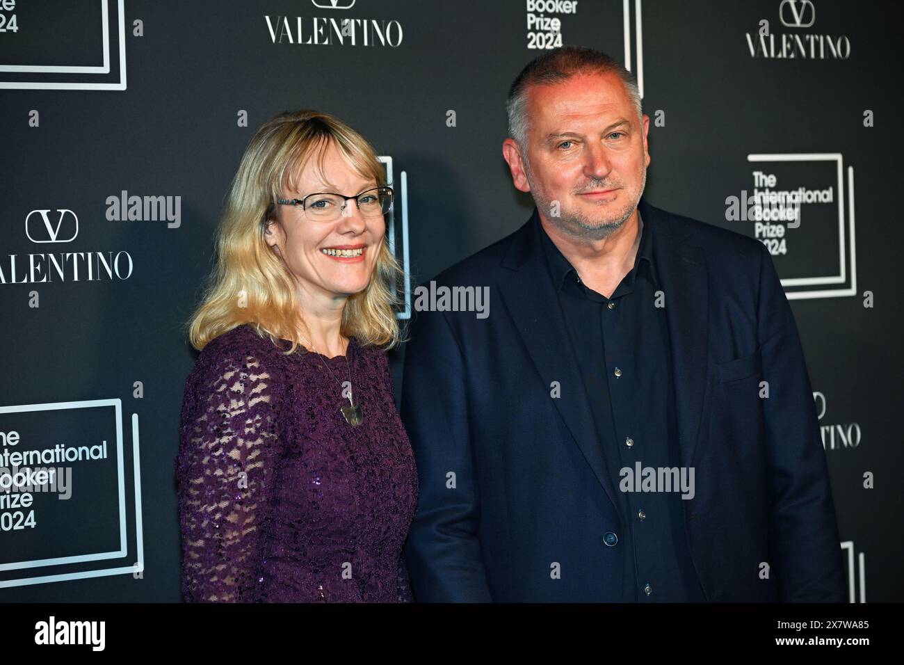 The booker prize 2024 winner announcement hires stock photography and