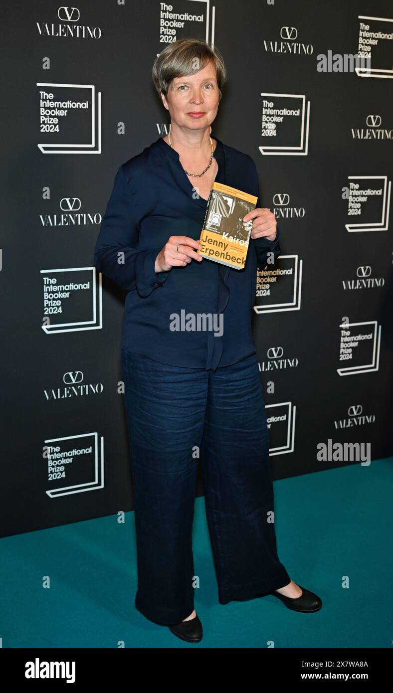 LONDON, ENGLAND MAY 21 2024 Author Jenny Erpenbeck of the