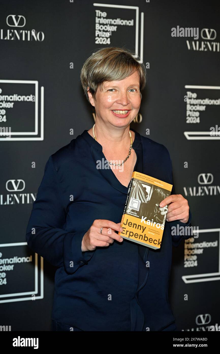 LONDON, ENGLAND MAY 21 2025 Author Jenny Erpenbeck of the