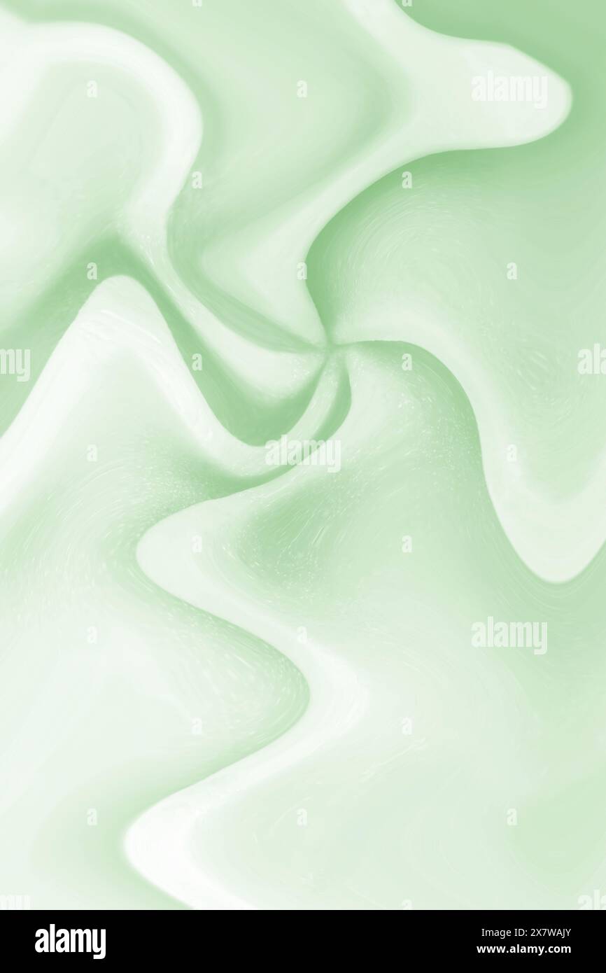 close up of green mint color abstraction  background Stock Photo