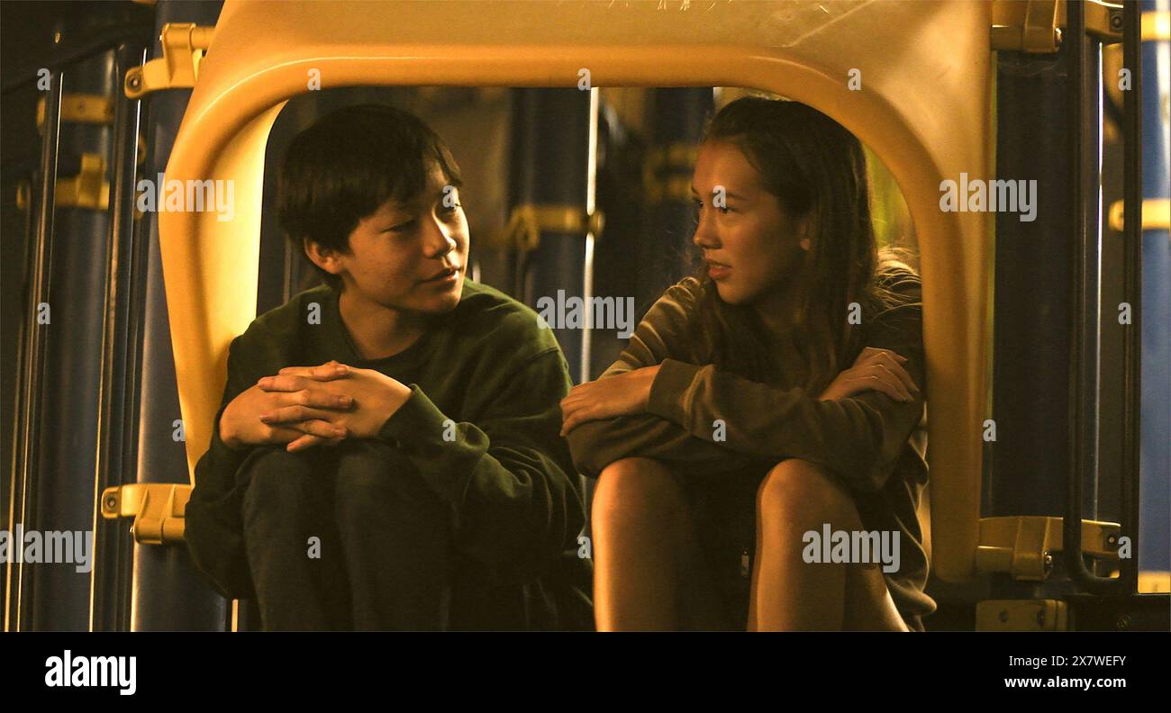 DIDI, from left: Izaac Wang, Mahaela Park, 2024. © Focus Features