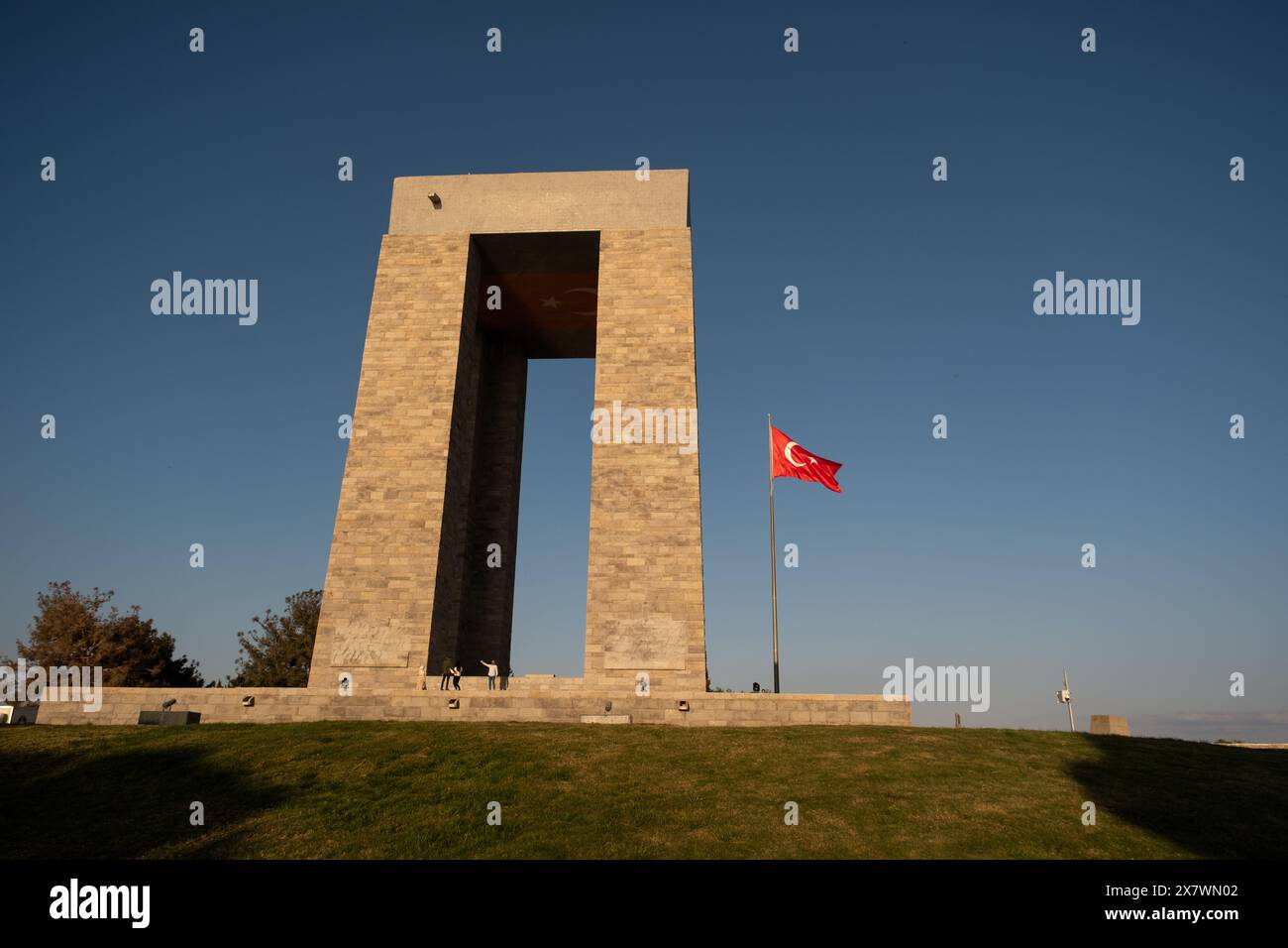 Turkish Cal Mar Canakkale, Turkey - Mar 18 2024: Photo of the Gallipoli Martyrs ...