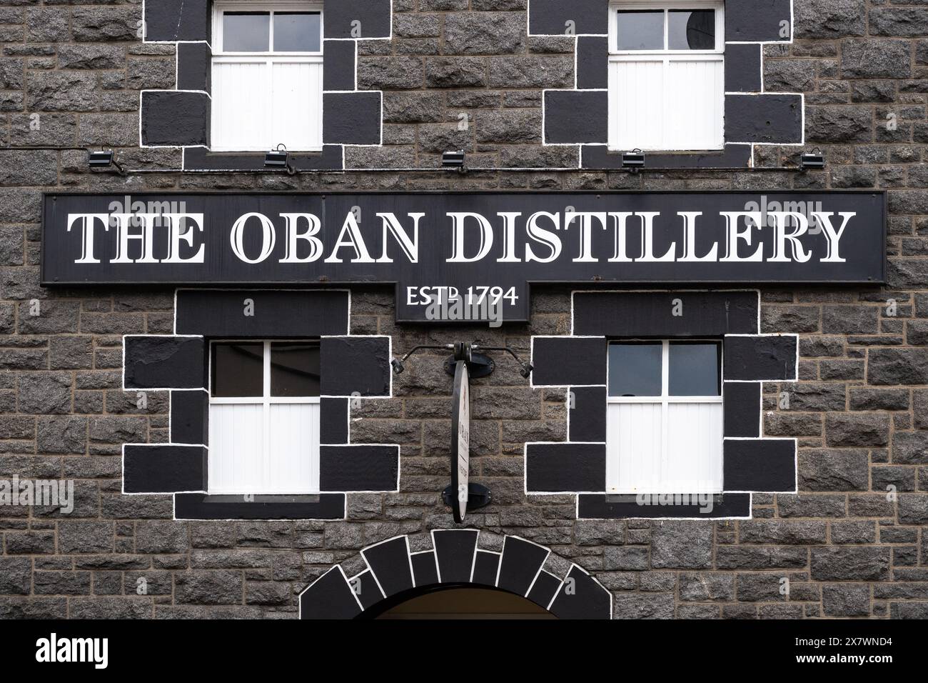 Oban Distillery, Oban, Scotland, UK Stock Photo