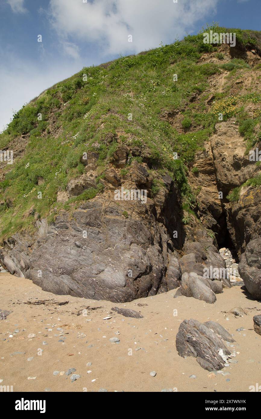 Hemmick Beach Stock Photo